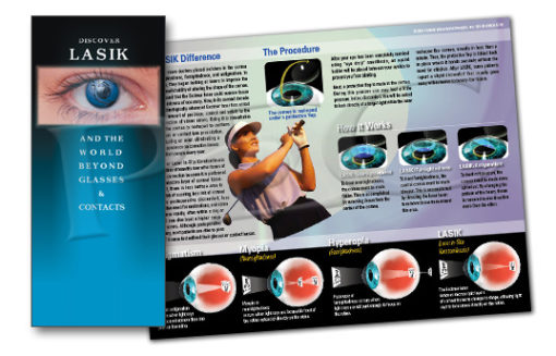 Discover Lasik And The World Beyond Glasses Brochure Patient Education Concepts